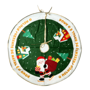 Saia 80cm decorativa p/ arvore de natal ref sai0006 Multiart