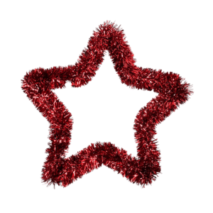 Enfeite decorativo de natal estrela 30cm ref nat0253 Multiart