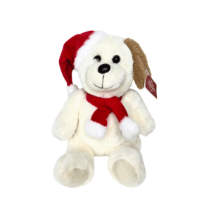 Urso de pelucia decorativo natal 20cm ref nat0259 Multiart