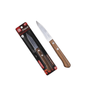 Faca de cozinha n 03 inox 17cm cabo madeira sq4442 SQ Comercio