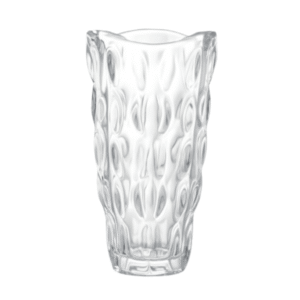 Vaso 24x13cm decorativo vidro halley cristal ref 88674 Kehome