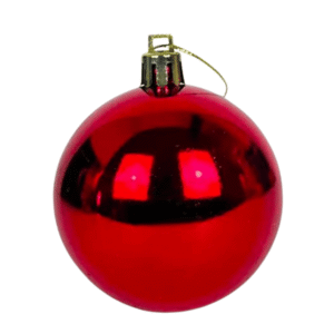 Bola de natal decorativa 20cm vermelha ref ntb1008V Fartex