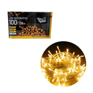 Pisca pisca 100 lamp led bco quente fio transp 08mts 220V Winth