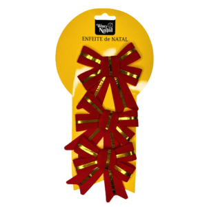 Kit c/ 03 lacos decorativos de natal ref nta12241 Fartex