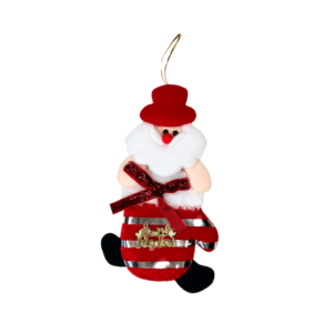 Enfeite decorativo de natal noel feltro 15cm nta10125 Fartex
