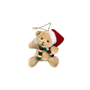 Enfeite decorativo natal mini urso 12cm ref nat0307 Multiart