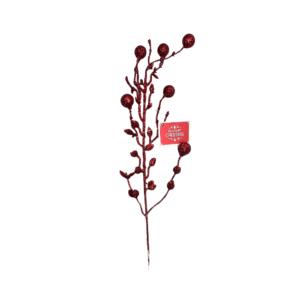 Enfeite decorativo de natal galho 41cm ref flbo121V Multiart