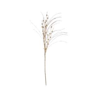 Enfeite decorativo de natal galho flor 80cm ref flb0126C Multiart