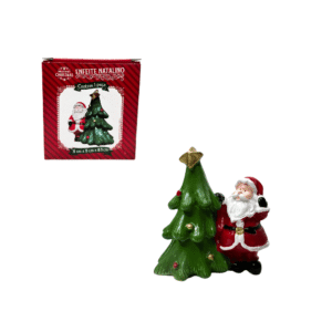 Enfeite decorativo natal papai noel 8x8,5 resina ref 337 Multiart