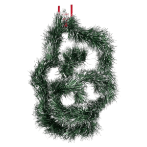 Festao natalino 02mtsx11cm verde/prata ref fes0087 Multiart