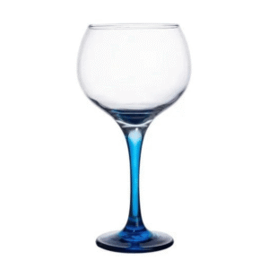 Taca 690ml vidro gin c/ pe colorido ref 645 Valencia