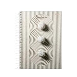 Caderno 10 mat 160 folhas espiral capa dura paz 68776 Jandaia