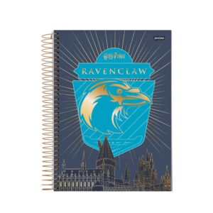 Caderno 10 mat 160 folhas espiral capa dura harry potteer Jandaia