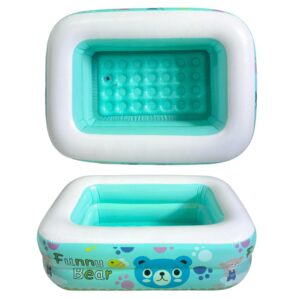 Piscina inflavel infantil 140lts 120x90x30cm verde rjap4103 Elite