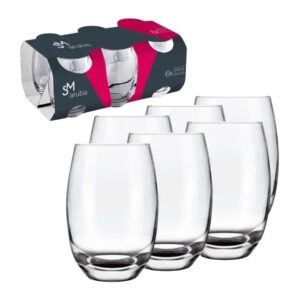 Jogo c/ 06 copos 465 ml vidro aruba ref j306 Nadir Figueiredo
