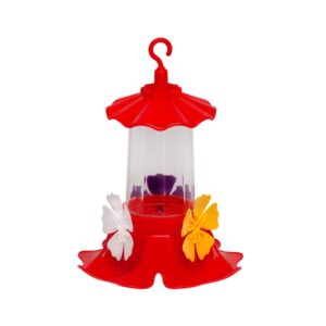 Bebedouro beija flor gold 220 ml vermelho ref 822 Jorani Garden