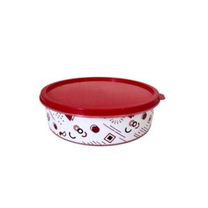 Produto Pote 870ml redondo plastico color c/ tampa ref 483 Pedreira