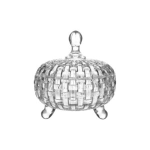 Bombonier 630 ml vidro clear potiri ref 18097 Inga Import