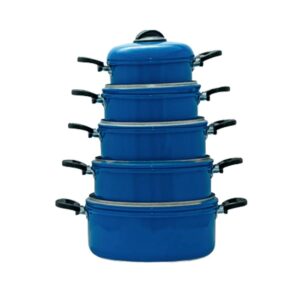 Produto Jogo c/ 05 cacarola aluminio brisa 14x22 azul extang