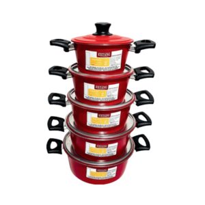 Produto JOGO CACAROLA GOURMET AB TA VERMELHO 16/24