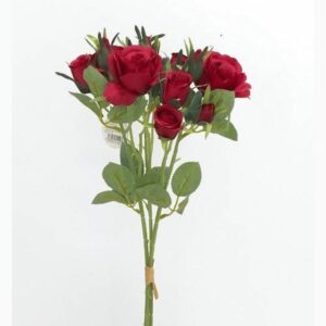 Flor artificial buque rosa 40cm 1152/17390  FERTIN
