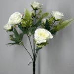 Produto Flor artificial buque rosa c/7 40cm 6155/20117  FERTIN