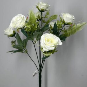 Produto Flor artificial buque rosa c/7 40cm 6155/20117  FERTIN