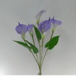 Produto Flor artificial buque copo de leite c/5 56cm 5105/19353  FERTIN