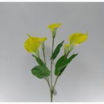 Produto Flor artificial buque copo de leite c/5 56cm 5105/19353  FERTIN