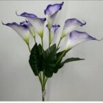 Produto Flor artificial buque copo de leite c/7 62cm 6108/19430  FERTIN