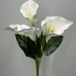 Produto Flor artificial buque copo de leite c/7 62cm 6108/19430  FERTIN