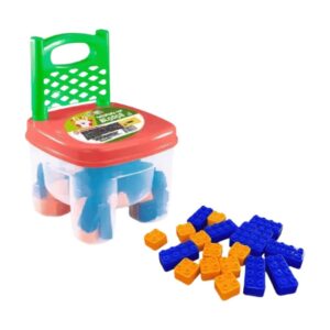 Produto Cadeirinha com blocos de montar ref 6465 Xplast