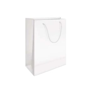 Produto Sacola de papel lisa branca Embalagens Brasil