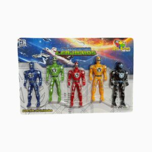 Produto Bonecos Herois kit 5 peças ref zb350 Art Brink