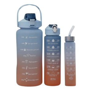 Produto Kit c/ 03 garrafas squeeze 2000/700/280ml ref rj2124 Elite
