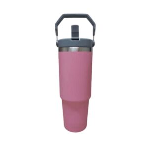 Produto Garrafa térmica daily rosa 900ml ref 0015 Mundiart