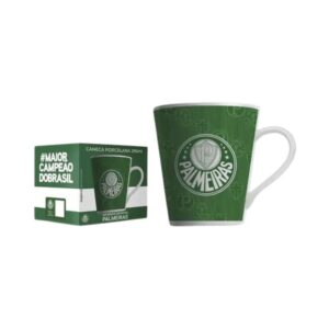 Produto Caneca porcelana 290ml palmeiras  ref 221380 Allmix