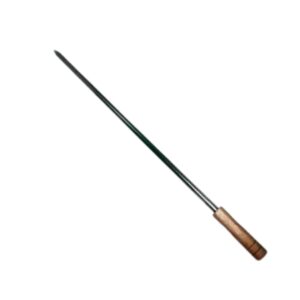 Produto Espeto simples 95 cm aço galvanizado cabo madeira ref 2195 hannah
