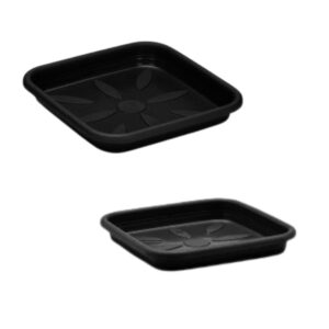 Produto Prato quadrado nº 2 preto p ref0186 Plasmont