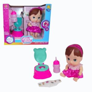 Produto Boneca little dolls faz xixi ref 8002 Divertoys