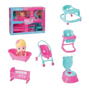 Produto Boneca little dolls casinha ref 8023 Divertoys