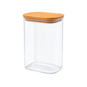 Produto Pote borossilicato ret 2000ml c/ tpa de bambu ref 30200 Allmix