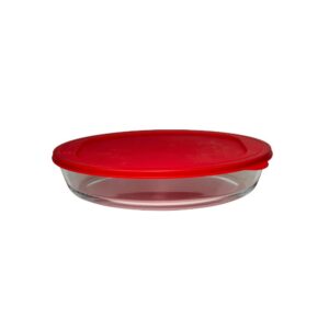 Produto Assadeira borossilicato oval 2400ml c/ tampa ref 791001 Allmix