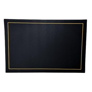 Produto Lugar americano retangular preto ref 0972 Dolce home
