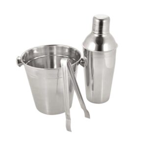 Produto Kit p/ bar 3 pcs aço inox ref 1683 Dolce home
