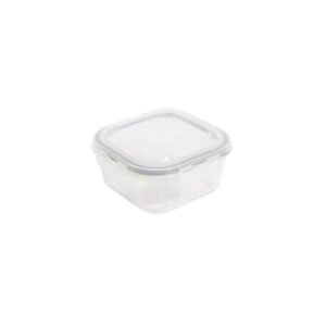 Produto Pote de vidro hermético quadrado 320ml ref 16551 Inga