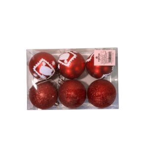 Produto Bola de natal 6cm c/ 6pçs ref 1214 Fertin