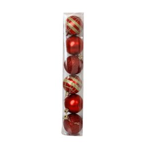 Produto Bola de natal 6cm c/ 6 pçs ref 1354 Fertin