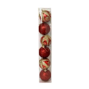 Produto Bola de natal 6cm c/ 6pçs ref 9054 Fertin