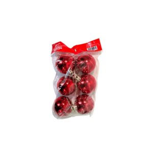 Produto Bola de natal 5cm c/ 6 pçs ref 00264 Fertin